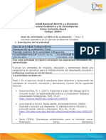 Guia de Actividades y Rúbrica de Evaluación - Unidad 3 - Tarea 5 - Inclusión Educativa en El Ejercicio Profesional Unadista