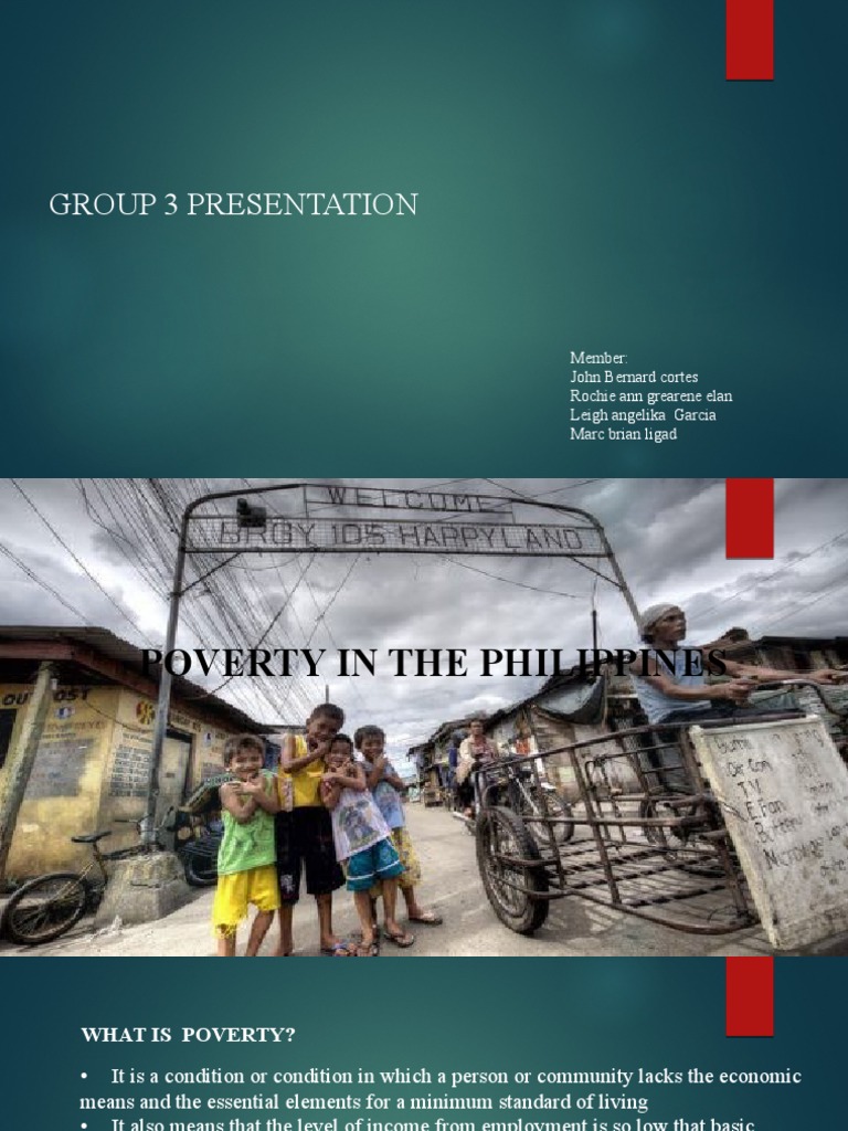 Addressing Poverty in the Philippines | PDF | Poverty | Poverty ...