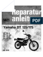 Yamaha DT 125 - 175 MX Reparaturanleitung (GER)