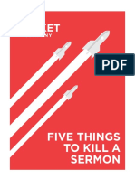 Rocket Company - Five Things To Kill in A Sermon