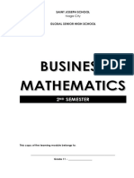 Business Math - 2nd Semeter Module