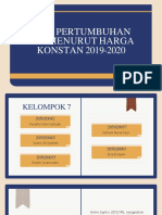 Kelompok 7 - Laju Pertumbuhan PDB Menurut Harga Konstan 2019-2020