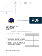 Ujian Pentaksiran Setara Tahun 6 2021 Bahas Iban