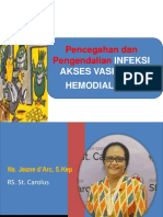 Manajemen Pencegahan Dan Pengendalian Infeksi Vaskular Hemodialisis - Ns. Jeane D'arc, S.kep