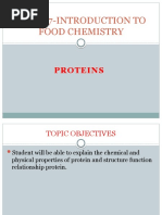 FST3107-INTRODUCTION TO FOOD CHEMISTRY - Protein