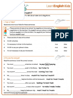 Grammar Practice Modals Must and Mustnt Worksheet