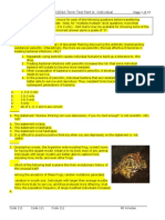 Biology term test answers and cell cycle stages