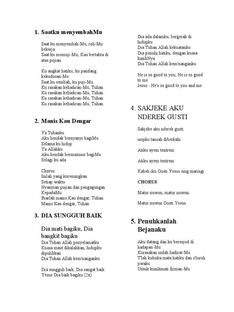 Lagu pembuka ibadah yang menginspirasi dan membawa kedamaian hatimu