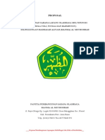 Proposal Pembuatan Lapangan Olahraga - Ma Al Muthohhar