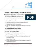 Red Hat Enterprise Linux 8 - RHCSA Syllabus