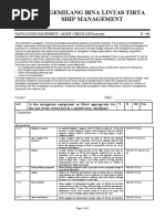 007 - Navigational Assessment Checklist | PDF | Navigation | Maritime Pilot