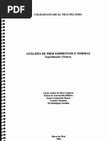 Projeto final -análise de procedimentos e normas-2006