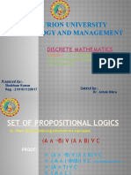 Centurion University Technology and Management: Discrete Mathematics