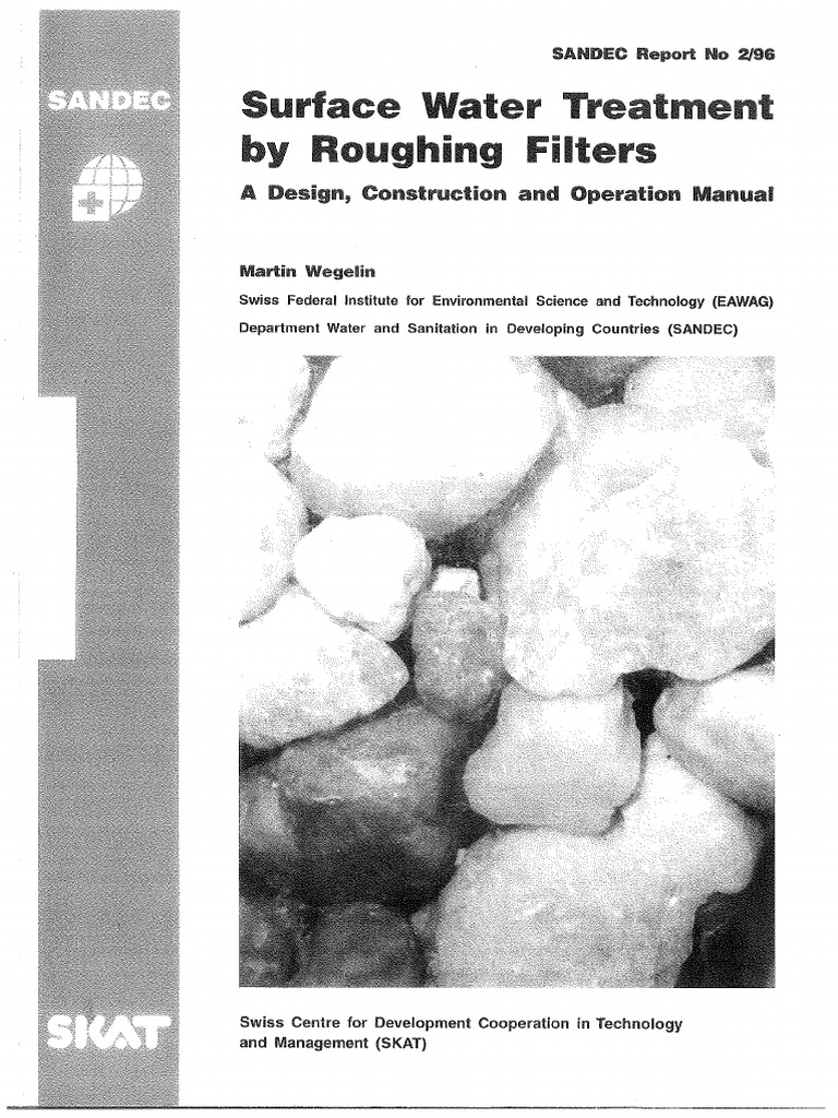 Surface Water Treatment by Roughing Filters PDF