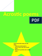 Acrostic Poems PP