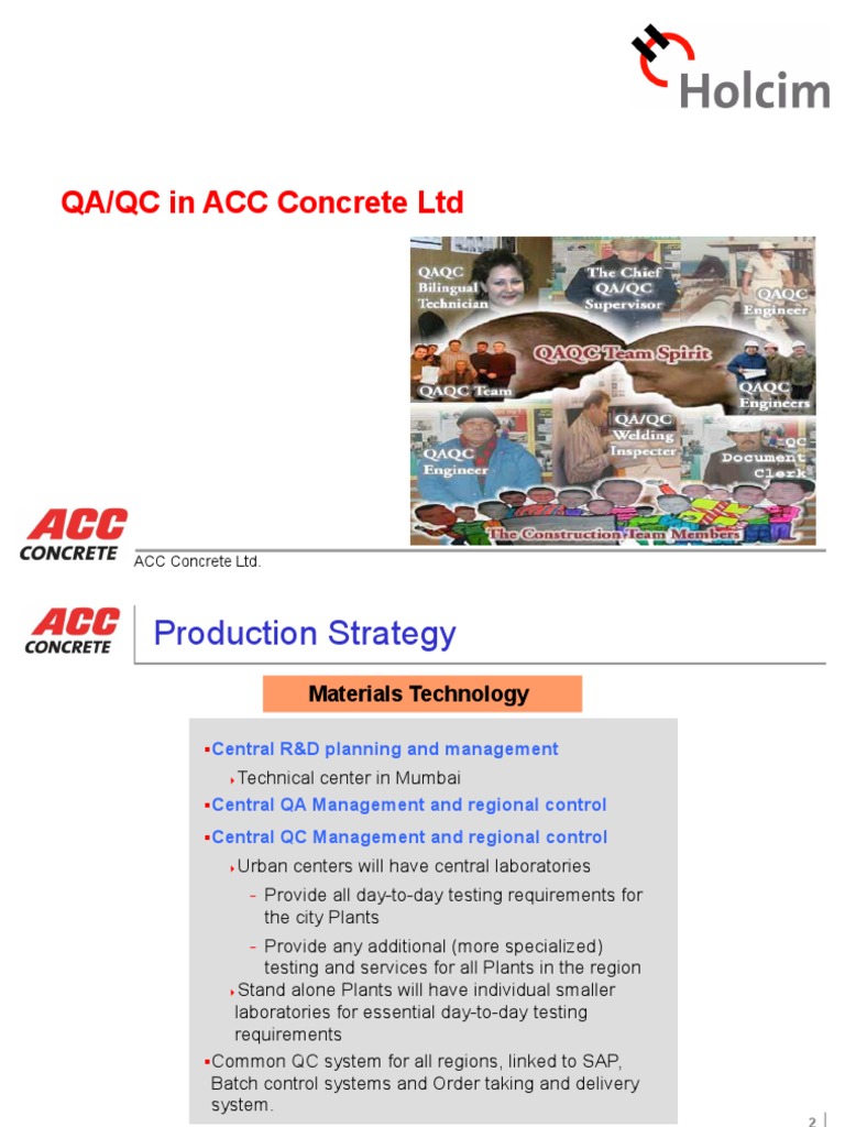 QA & QC Principles | PDF | Concrete | Quality Assurance
