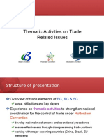 Thematic Activities On Trade