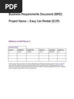 Business Requirements Document (BRD) Project Name:-Easy Car Rental (ECR)