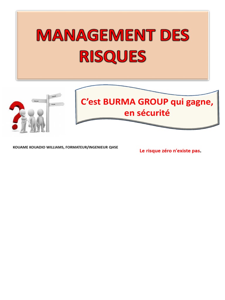 Module Sur Le Management Des Risques | PDF | Risque | Prophylaxie