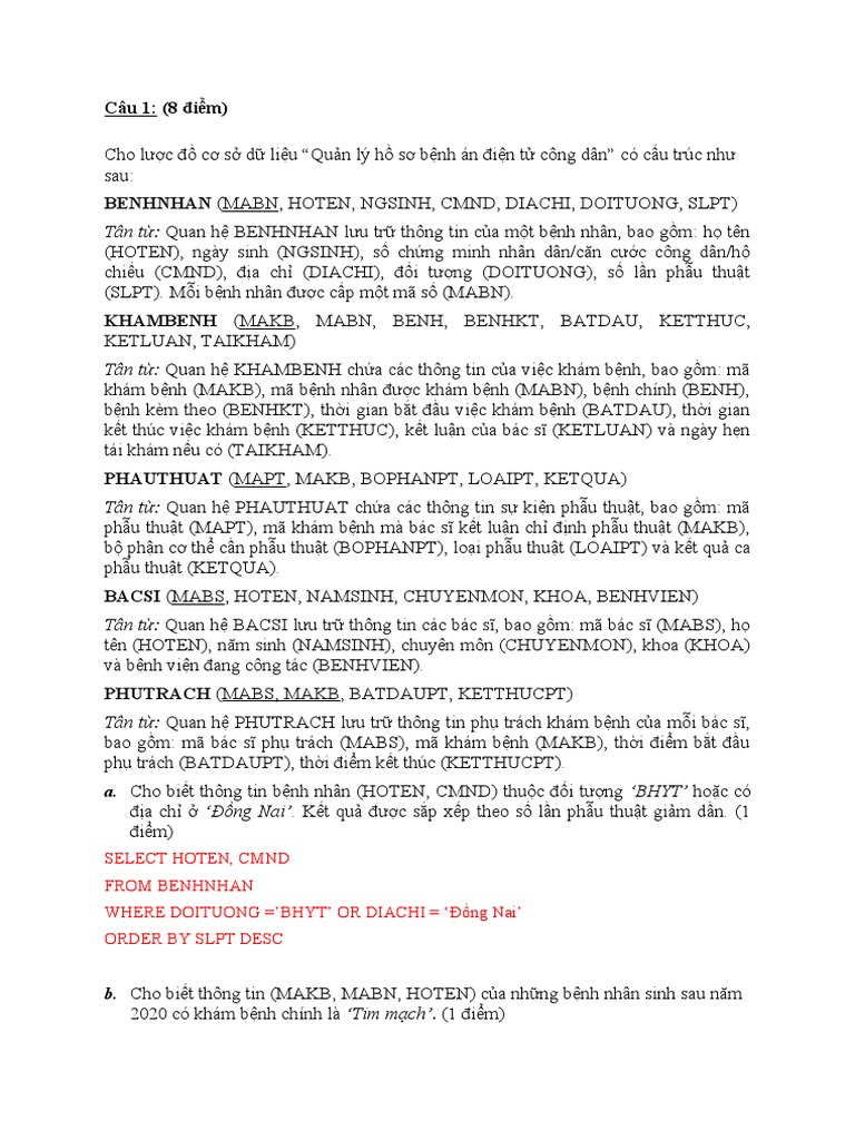 Ôn Thi CK 2020 - 2 | PDF