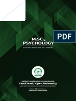 MSC Psychology