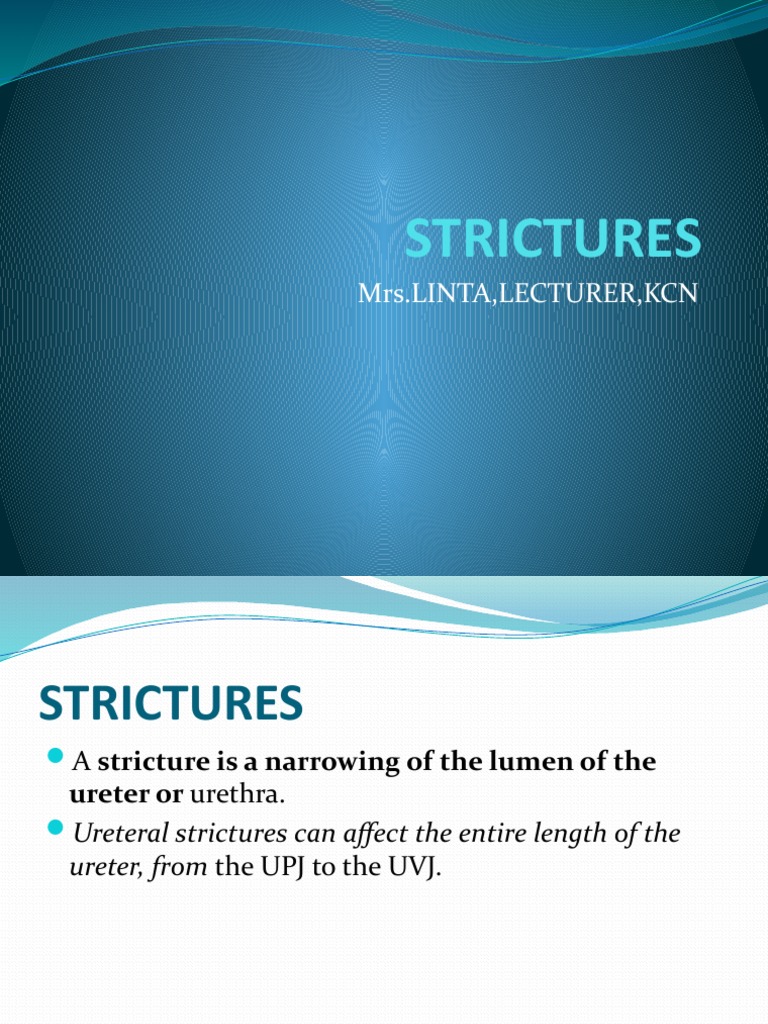 Strictures | PDF
