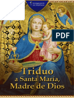 Sta Maria Madre de Dios - Triduo