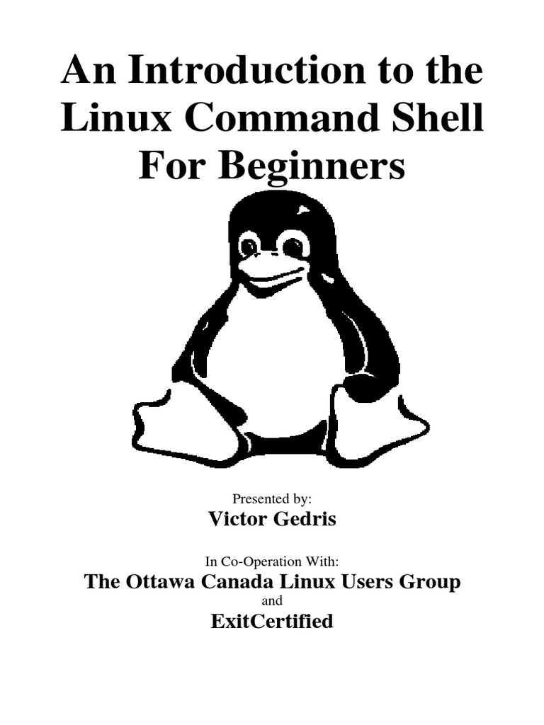 An Introduction To The Linux Command Shell For Beginners: Victor Gedris ...