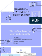 Financial Statements Assessment