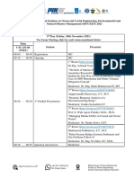 4 - Rundown (24-26 November 2021)