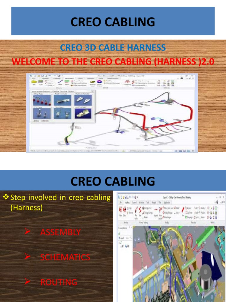 Creo Cabling Creo 3D Cable Harness PDF Computing Computer Science