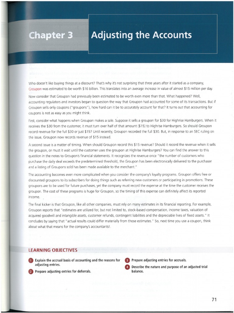 Accounting Principles - Chapter 3 | PDF