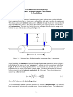 EAS 44600 Groundwater Hydrology Lecture 5: Hydraulic Head and Fluid Potential Dr. Pengfei Zhang Darcy's Experiment