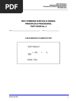 Combined Surface and Subsea P&P Test No. 2