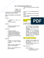 Chapter 3 (Accounting Steps 1-4)