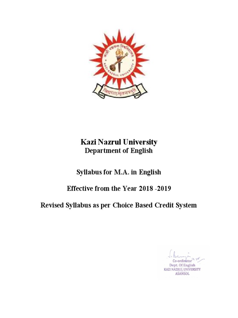 kazi-nazrul-university-dept-of-english-ma-in-english-syllabus-pdf
