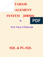 Database Management System (DBMS) : Prof. Vinay S.Nalawade