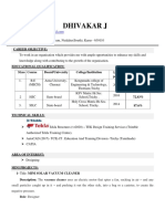 Dhivakar Resume