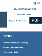 Global Economics: PGP: Session 8: International Capital Flows