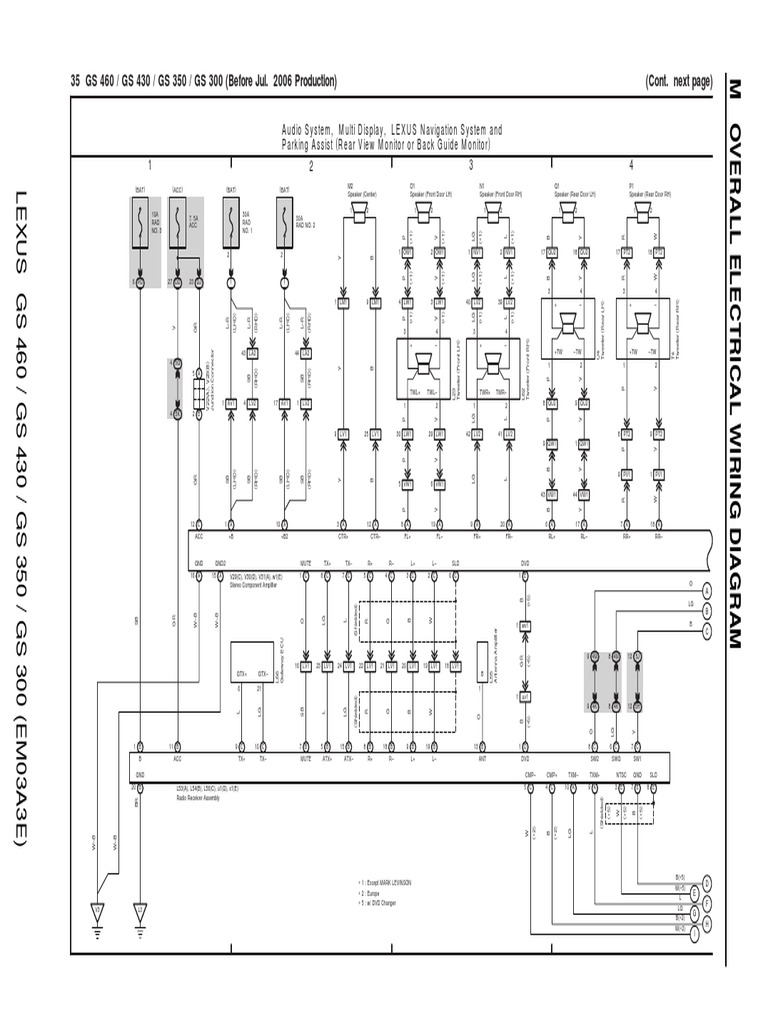 Lexus GS300 Wiring Diagram PDF Lexus Blood Donation