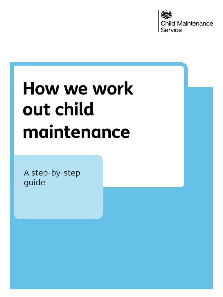 How We Work Out Child Maintenance: A Step-By-Step Guide | PDF | Child ...