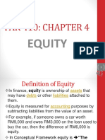Far 410: Chapter 4: Equity