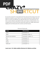 Pro Tools Keyboard Shortcuts PDF