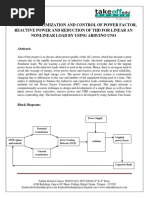 Automatic optimization and control of power factor.