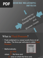 Pressure Measuring Device