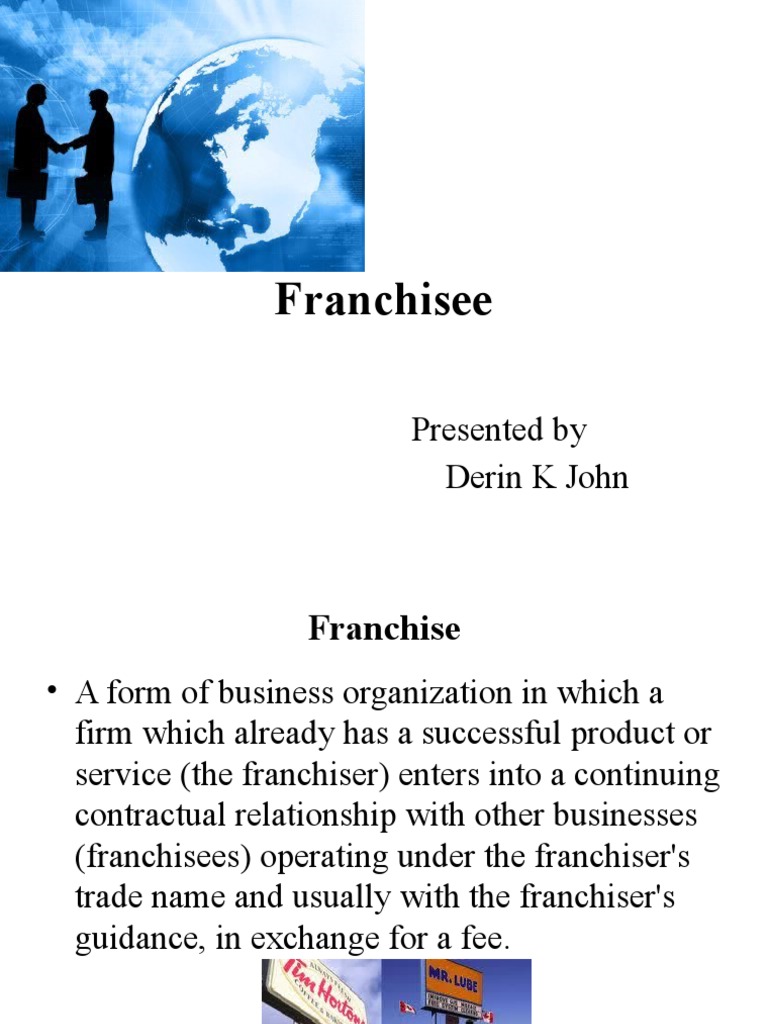 Understanding the Franchiser-Fanchisee Relationship | PDF | Business
