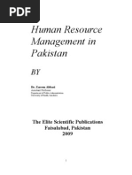 Human Resource Management in Pakistan