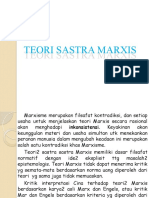 Teori Sastra Marxis