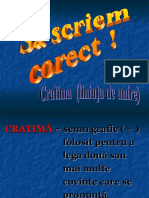 Sa Scriem Corectcratima