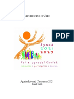 Aguinaldo and Christmas 2021: Rchdiocese OF ARO